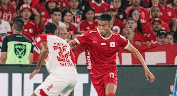 Con gol de Daniel Valencia, los "Diablos rojos" derrotaron al equipo de Pablo Repetto-crédito @AmericadeCali/X