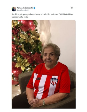 Armando Benedetti mostró su pasión