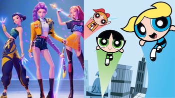 Así se verían Las Guerreras K-pop si fueran Las Chicas Superpoderosas, según la IA
