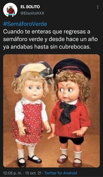 Memes semáforo verde cdmx (Foto: Twitter)