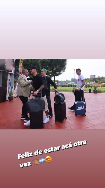 Leandro Paredes se mostró feliz