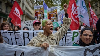 Al menos 164 detenidos en protestas estudiantiles en víspera de la huelga del sector público en Francia