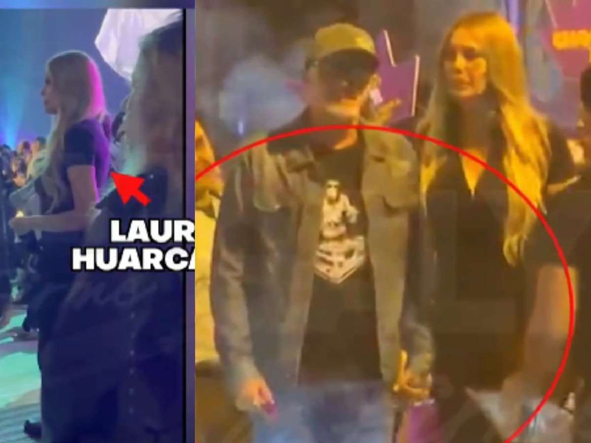 Ampayan a Carlos Alcántara y Laura Huarcayo de la mano en concierto de Ed Sheeran - Infobae