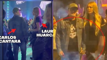 Ampayan a Carlos Alcántara y Laura Huarcayo de la mano en concierto de Ed Sheeran