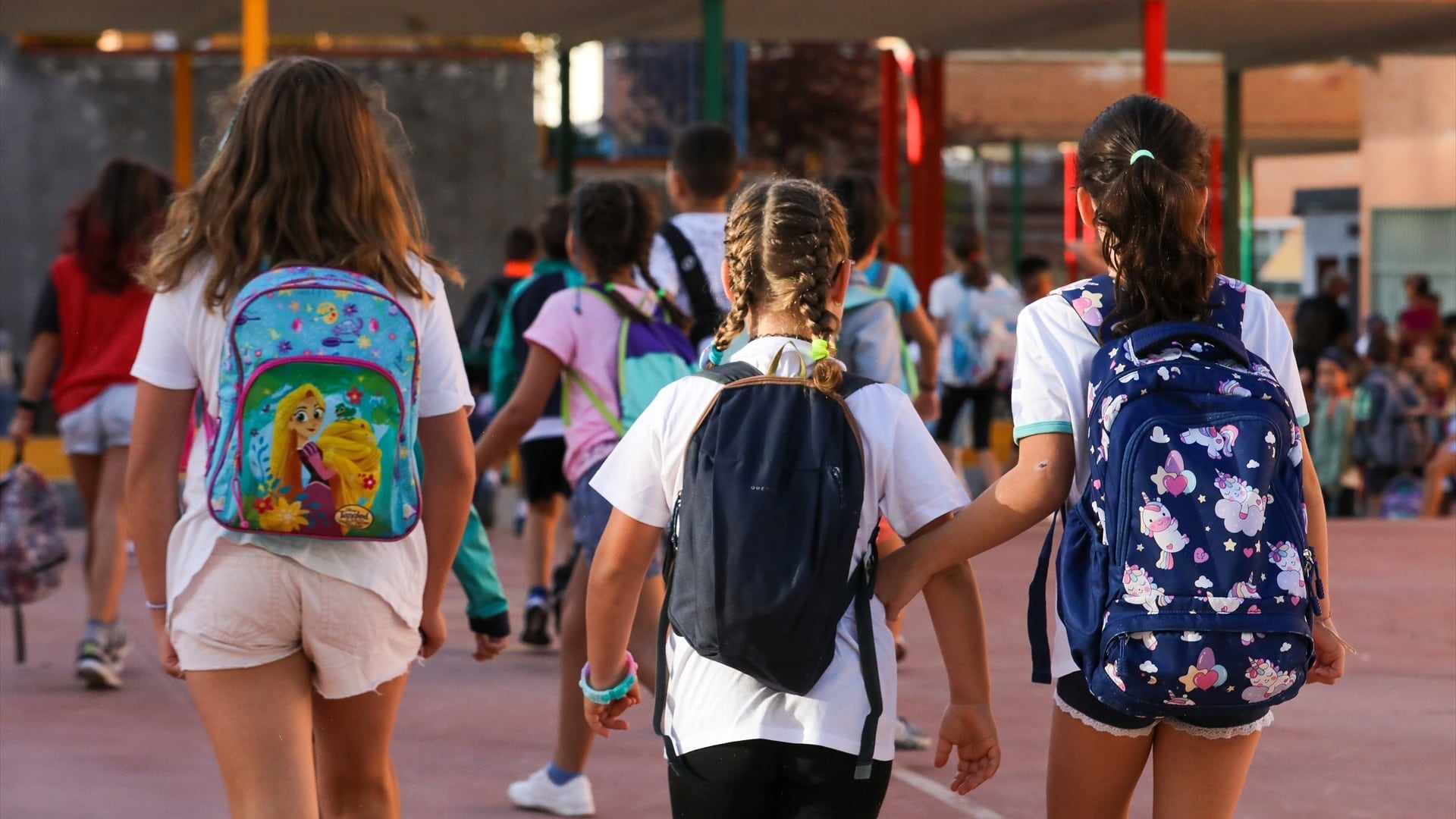 La semana que viene toda España estará incorporada a las aulas. Los primeros fueron los andaluces que comenzaron escalonadamente el 3 de septiembre. (Marta Fernández / Europa Press)