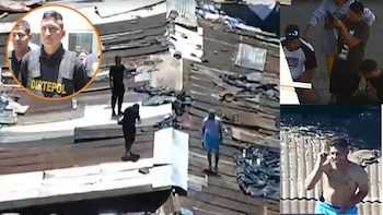 Sobre los techos de calaminas,