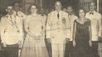 El matrimonio Somoza entre el