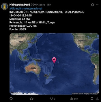 Sismo de 7,4 sacude Japón y revive temor por tsunami: esto se sabe sobre Perú. Captura: X.