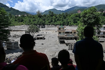 Las impactantes fotos del GLOF en Nepal y el Tíbet