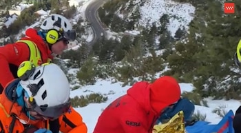 Rescate de una mujer en