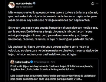 Gustavo Petro - crédito @petrogustavo/X