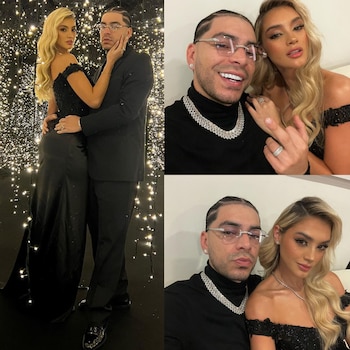 Ryan Castro y Valentina González