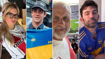 Así vivieron los famosos el Superclásico entre Boca Juniors y River Plate