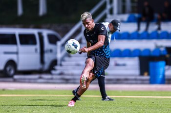 Ángel Sepúlveda en entrenamiento con