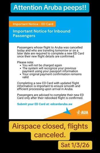 Comunidado del Aeropuerto Interancional de