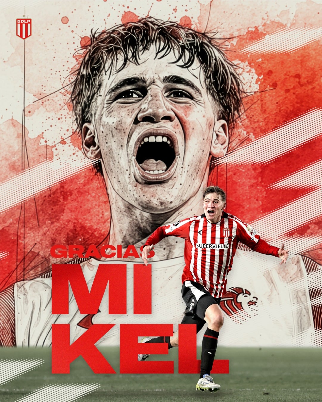 Mikel Amondarain se despidió de Estudiantes de La Plata (Instagram)