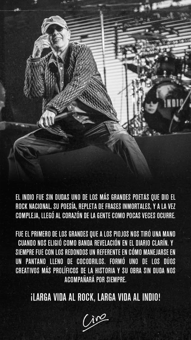 Andrés Ciro para el Indio
