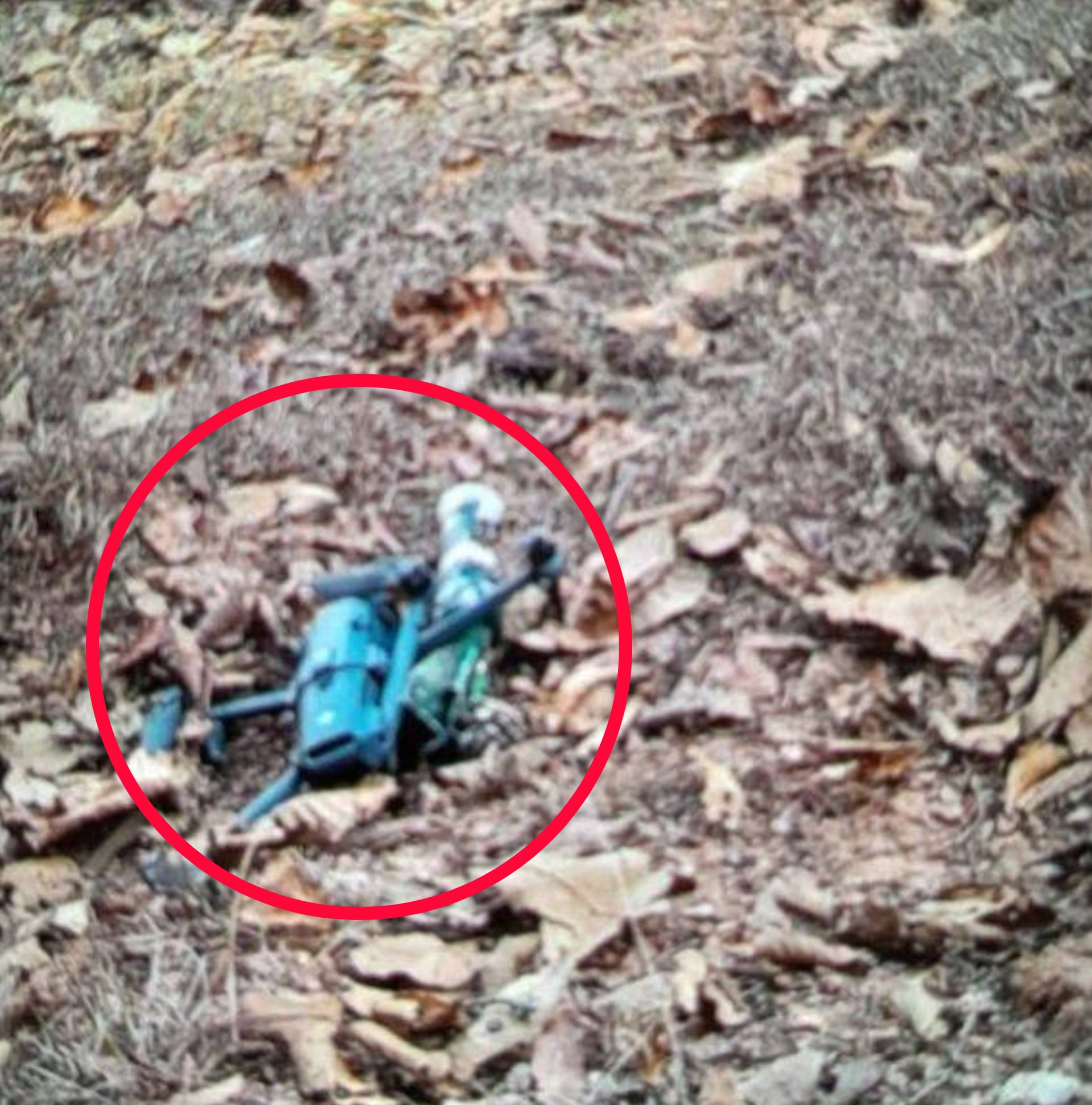 Imagen de uno de los drones encontrados por los pobladores de la sierra de Guerrero. Crédito: CNI
