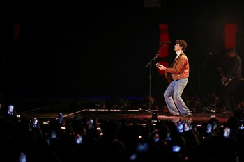 Shawn Mendes performs at the