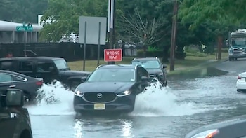 Inundaciones daños provocados por las inundaciones en Nueva Jersey