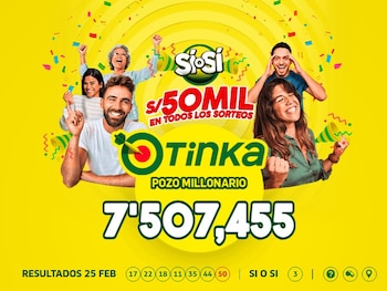 Produto La Tinka de hoje,