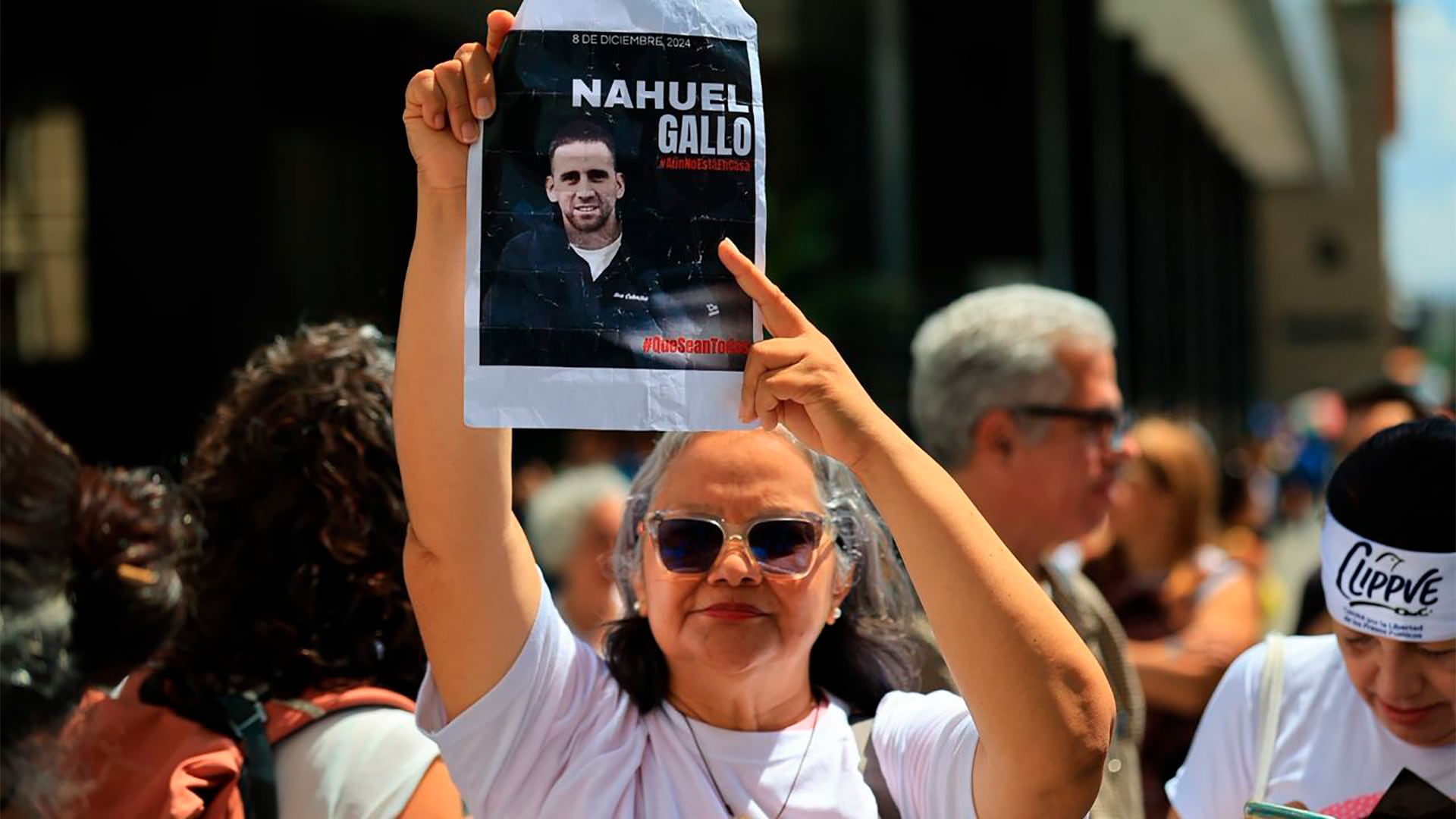 Yalitza del Valle García exigió la libertad de Nahuel Gallo