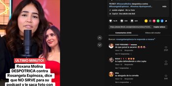 Roxana Molina explota contra Rosángela: