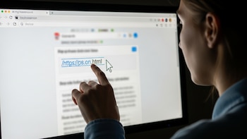 Si una página web termina