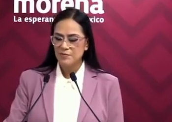 Ariadna Montiel, líder nacional de Morena, culpa a la pandemia por los resultados de la prueba PISA 2025.
Crédito: X/ @SoyPepeMacias