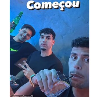 Nunes también compartió imágenes del