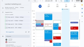 Google permitirá programar reuniones con