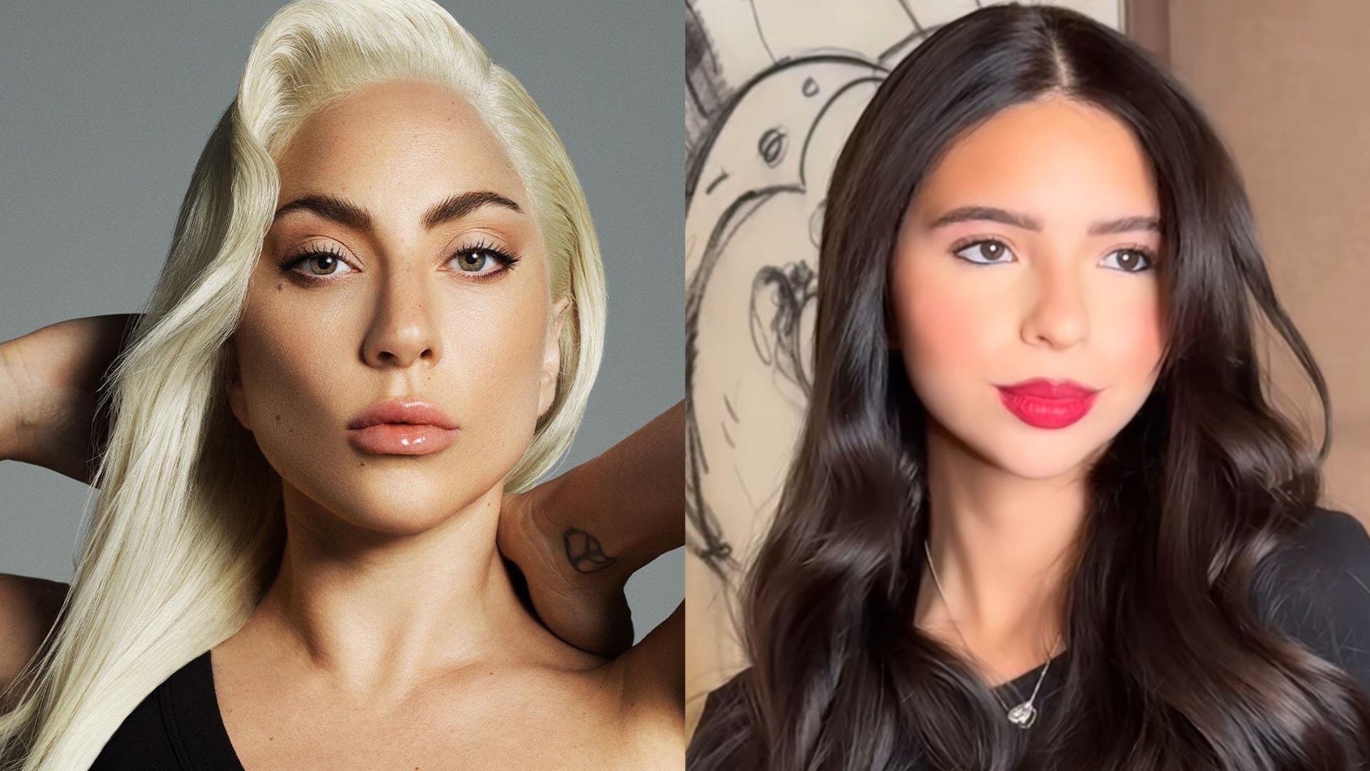 (Facebook Ángela Aguilar / Lady Gaga)