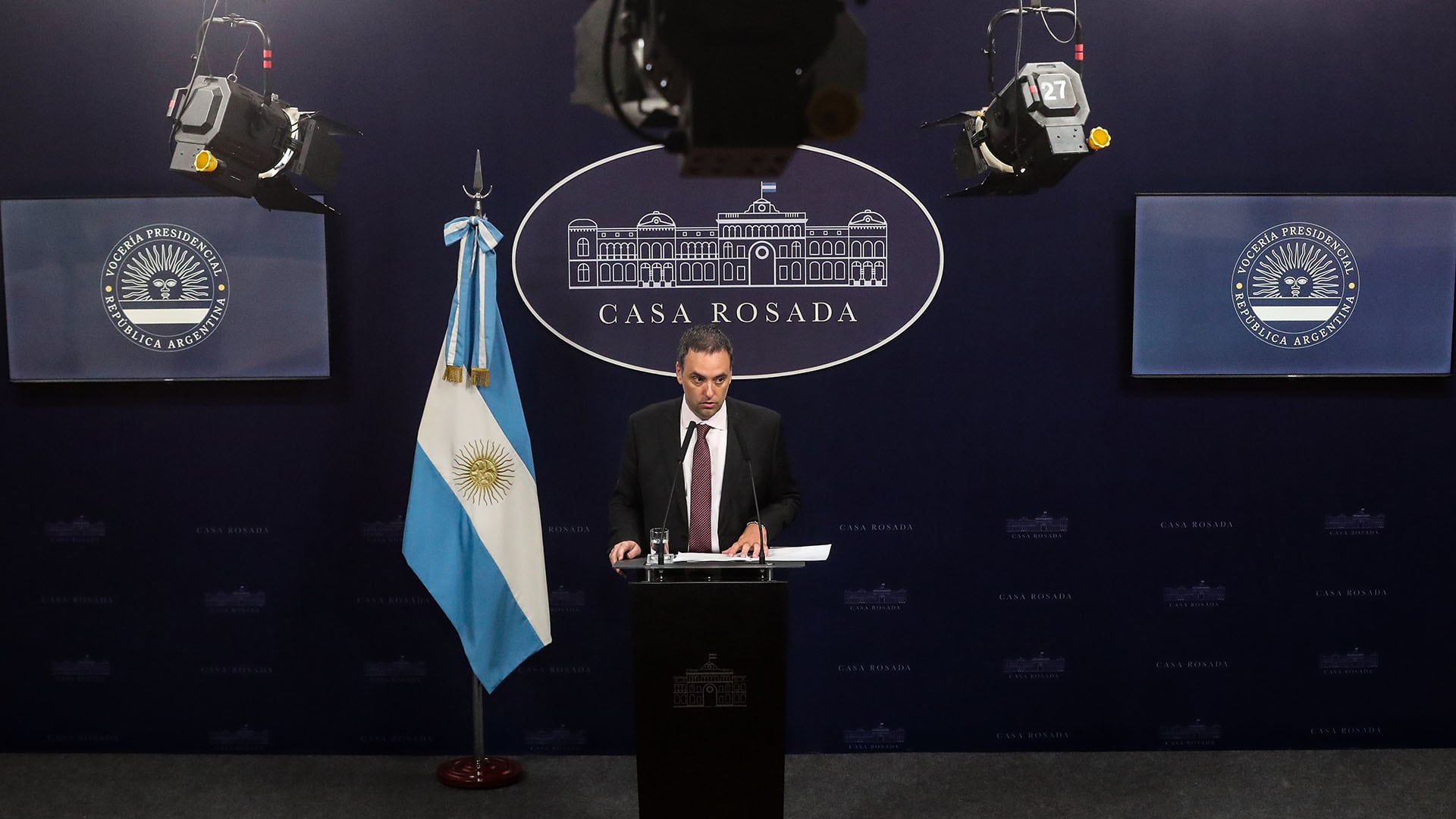 Manuel Adorni volverá a dar una conferencia de prensa (Presidencia)