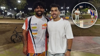 Facundo Campazzo sorprendió al jugar un partido de básquet en una plaza: el gesto que se hizo viral