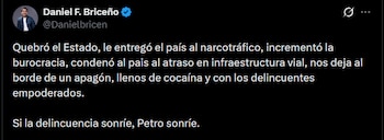 Daniel Briceño - crédito @Danielbricen/X