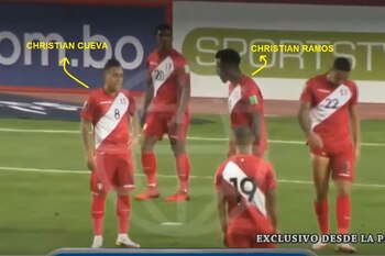 Christian Ramos molesto con Christian