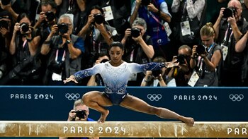 La gimnasta estadounidense y multimedallista