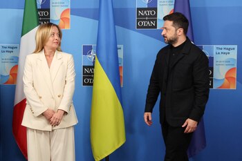 La primera ministra de Italia,