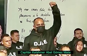 Capitán Keishmer Abel Gómez Mata