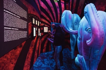 El laberinto interactivo ofrece más