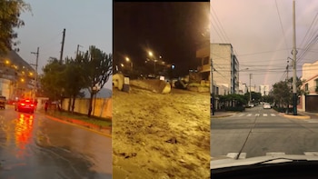 Lluvias intensas sorprenden Lima, elevan