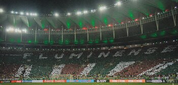 Hinchada de Fluminense en Maracaná