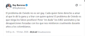 El candidato Roy Barreras aseguró