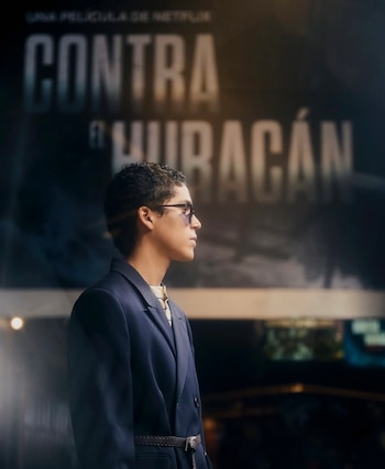 La película de Netflix “Contra el huracán”, retrata la lucha de dos tripulantes atrapados en un yate durante el huracán Otis en Acapulco. (Foto: Instagram/ @bennyemmsnueloficial)