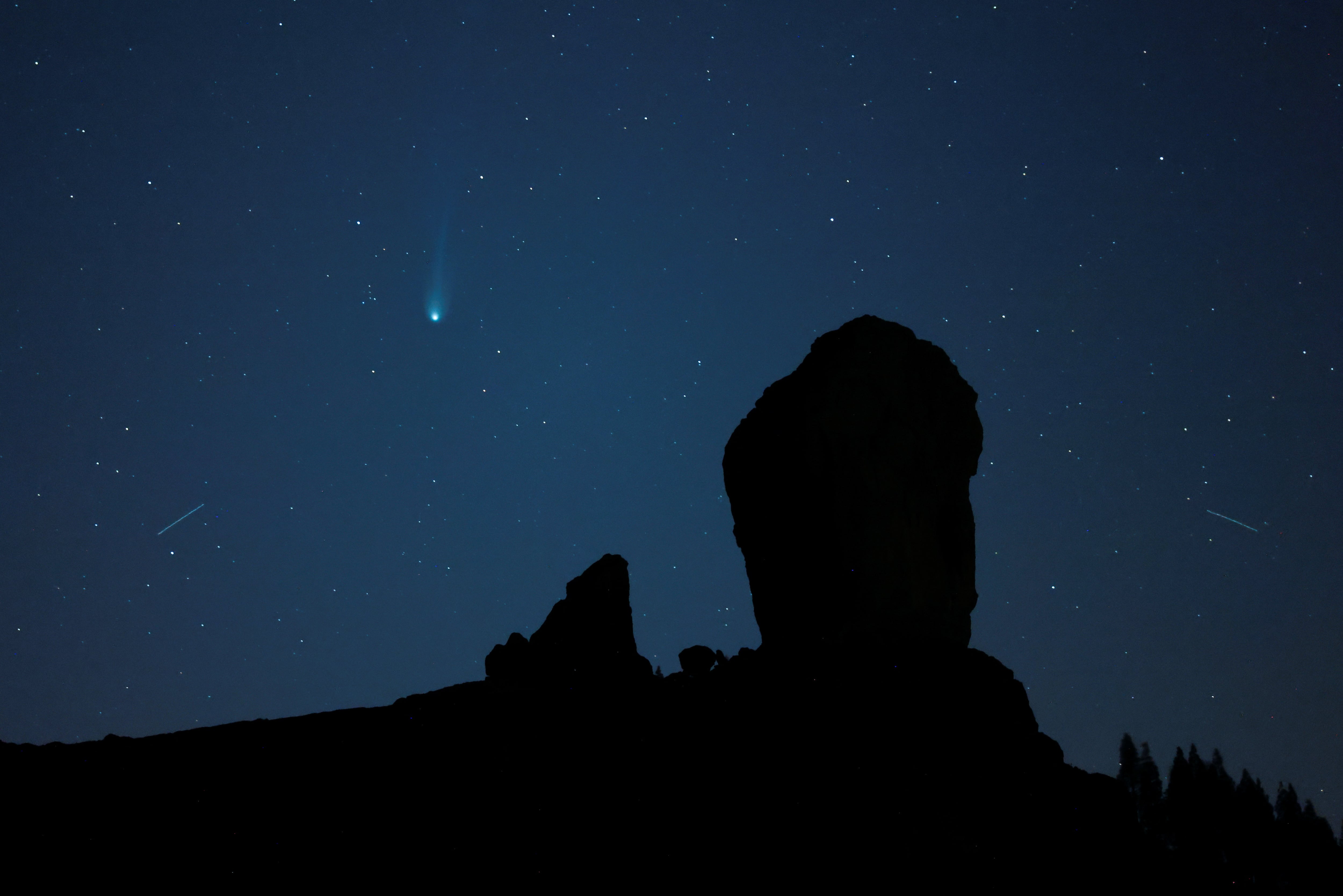 Roque Nublo. (Borja Suarez/Reuters)