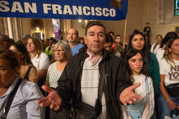 Misa por el 1° aniversario de la muerte del papa Francisco en la Basílica de Luján