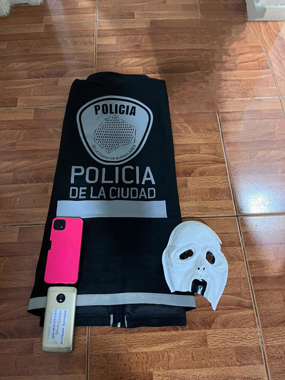 Los materiales secuestrados para la causa