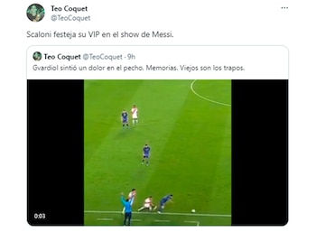 Las reacciones a la jugada de Lionel Messi ante Perú SF