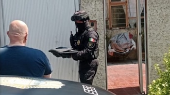 Elementos de seguridad CDMX resguardan