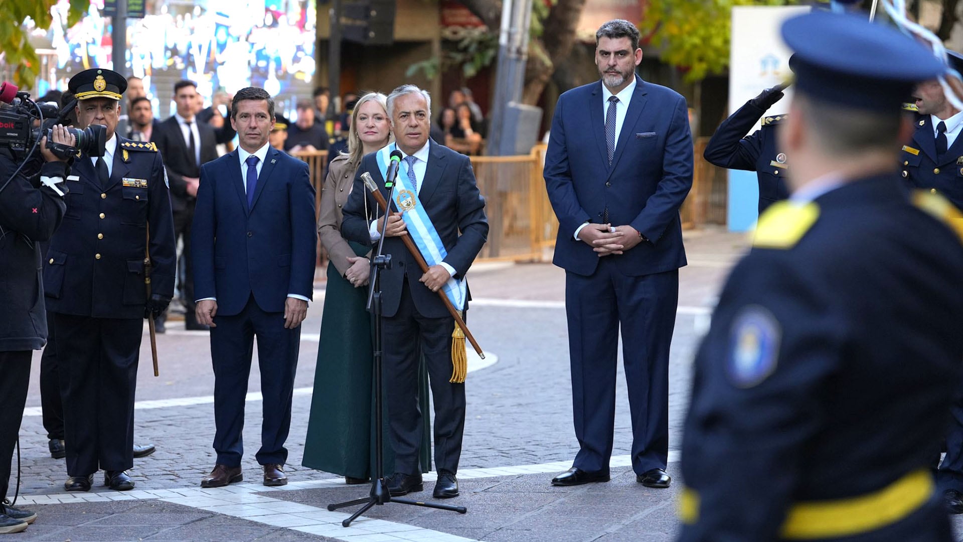 El gobernador de Mendoza, Alfredo Cornejo, durante la ceremonia previa al discurso de apertura de las Sesiones Ordinarias (Facebook)